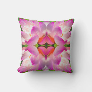 LILA BLUME - Fraktal Art - Kissen