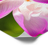 LILA BLUME - Fraktal Art - Poster (Ecke)
