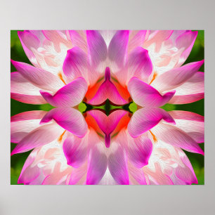 LILA BLUME - Fraktal Art - Poster