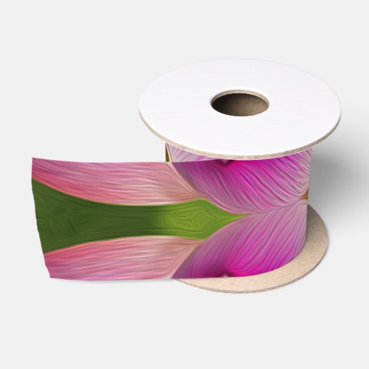 LILA BLUME - Fraktal Art - Satinband (Spule)