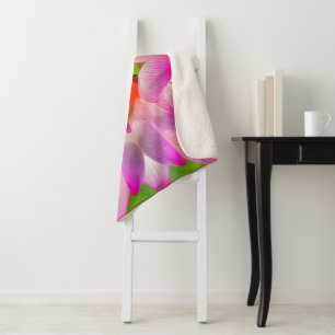 LILA BLUME - Fraktal Art - Sherpadecke