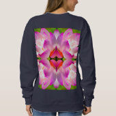 LILA BLUME - Fraktal Art - Sweatshirt (Rückseite)