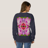 LILA BLUME - Fraktal Art - Sweatshirt (Schwarz voll)