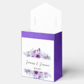 Lila Blume für Wasserfarben Geschenkschachtel (Geöffnet)
