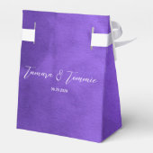 Lila Blume für Wasserfarben Geschenkschachtel (Rückseite)