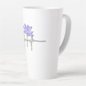 Lila Blume Gärtner Milchtasse (Rechte Ecke)