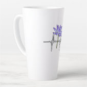 Lila Blume Gärtner Milchtasse (Linke Ecke)