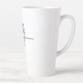 Lila Blume Gärtner Milchtasse (Rechts)