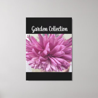 Lila Blume gearbeitete Leinwand