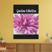 Lila Blume gearbeitete Leinwand (Insitu (Wohnzimmer))