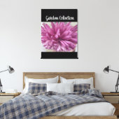 Lila Blume gearbeitete Leinwand (Insitu (Schlafzimmer))