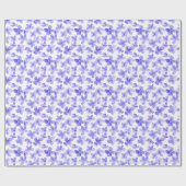 Lila Blume Geschenkpapier (Flach)