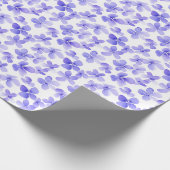 Lila Blume Geschenkpapier (Ecke)