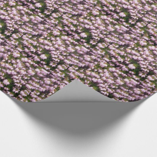 Lila Blume Geschenkpapier (Ecke)