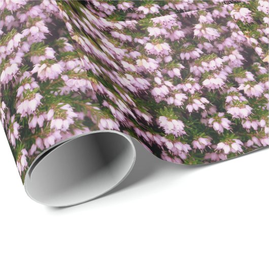 Lila Blume Geschenkpapier (Rolleneckpunkt)