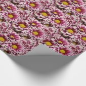 Lila Blume Geschenkpapier (Ecke)