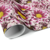 Lila Blume Geschenkpapier (Rolleneckpunkt)