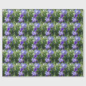 Lila Blume Geschenkpapier (Flach)