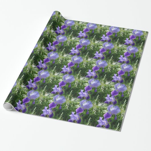 Lila Blume Geschenkpapier (Ungerollt)