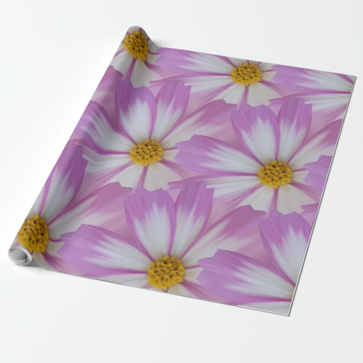 Lila Blume Geschenkpapier (Ungerollt)