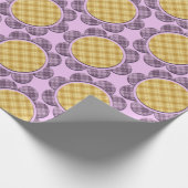 Lila Blume Geschenkpapier (Ecke)