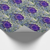 Lila Blume Geschenkpapier (Ecke)