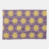 Lila Blume Geschirrtuch (Horizontal)