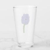 Lila Blume Glas (Rückseite)