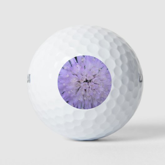 Lila Blume Golfball (Vorderseite)