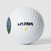 Lila Blume Golfball (Logo)