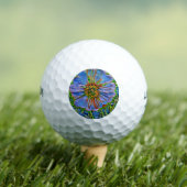Lila Blume Golfball (Insitu T-Shirt)