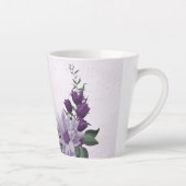Lila Blume, grün Milchtasse (Rechts)