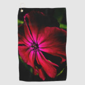 Lila Blume Gtcnm Golfhandtuch (Vorderseite)