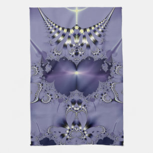 Lila Blume Handtuch