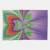 Lila Blume Handtuch (Horizontal)