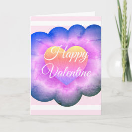 Lila Blume-Happy Valentine Card Karte