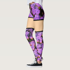 Lila Blume Illusion Leggings