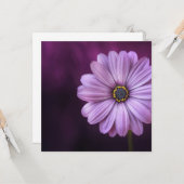 Lila Blume im Blut Karte (Vorderseite/Rückseite Beispiel)