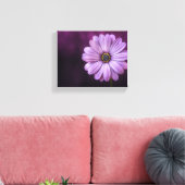 Lila Blume im Blut Leinwanddruck (Insitu (Wohnzimmer))