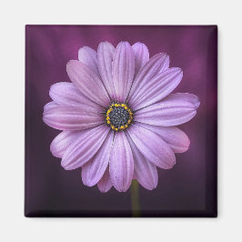 Lila Blume im Blut Magnet