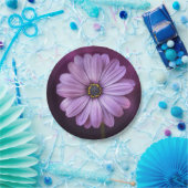 Lila Blume im Blut Pappteller (Party)