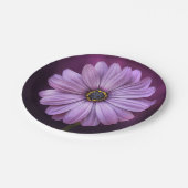 Lila Blume im Blut Pappteller (Schrägansicht)