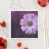 Lila Blume im Blut Serviette (Beispiel)