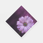 Lila Blume im Blut Serviette (Ecke)