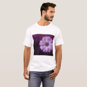 Lila Blume im Blut T-Shirt (Vorne ganz)