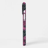 Lila Blume iPhone Hülle (Linke Seite)