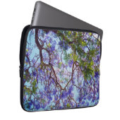Lila Blume Jacaranda Tree Oil Art, Laptopschutzhülle (Vorne Rechts)