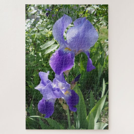 Lila Blume Jigsaw Puzzle (Vertikal)
