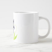 lila Blume Jumbo-Tasse (Rechts)