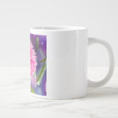 Lila Blume Jumbo-Tasse (Rechts)